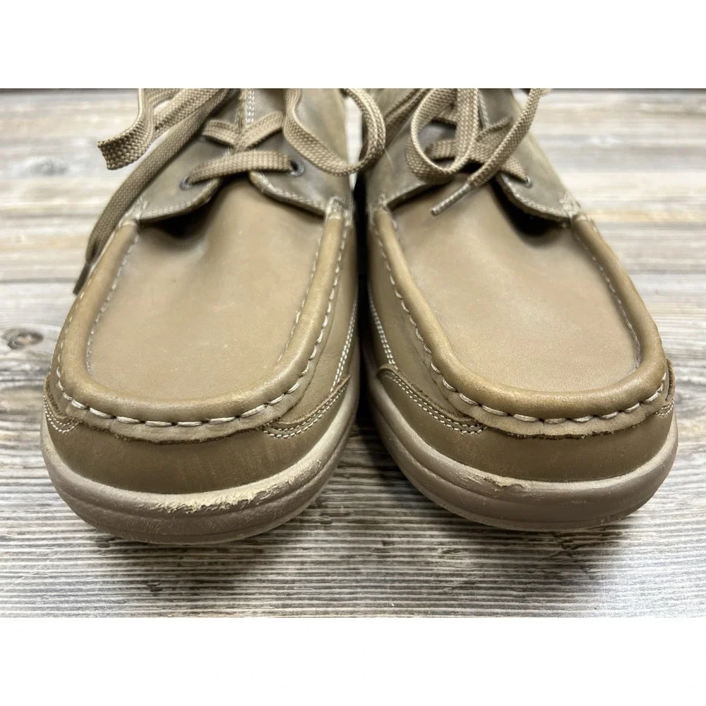Orthofeet 427 Mens Baton Rouge Lace Up‎ Oxford Shoes Size 11.5 Beige NO INSERTS!